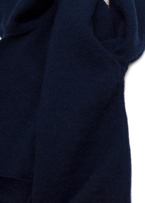 Bonpoint Kids Navy Wool Cardigan 6