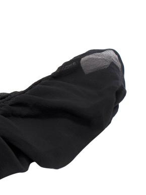 Isabel Marant Black Chiffon Ruched Mini Dress 3