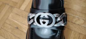 Gucci Black Leather Loafers 11