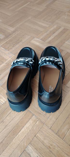 Gucci Black Leather Loafers 4