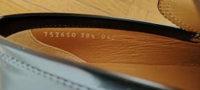 Gucci Black Leather Loafers 9