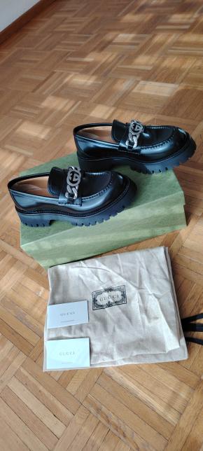 Gucci Black Leather Loafers 3