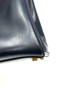 Hermes 1995 Black Box Leather Kelly 35 8