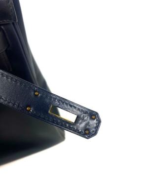 Hermes 1995 Black Box Leather Kelly 35 7