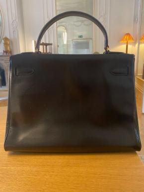Hermes Black Box Leather Kelly 32 2