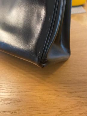 Hermes Black Box Leather Kelly 32 11