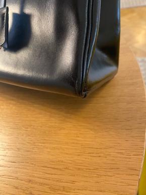 Hermes Black Box Leather Kelly 32 9