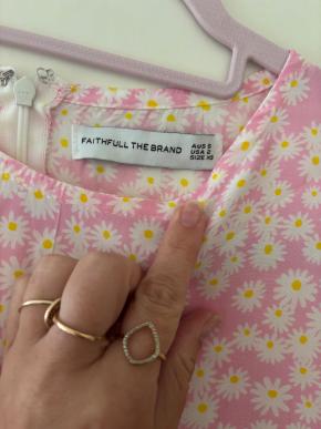 Faithful The Brand  Pink Cotton Mini Dress 4