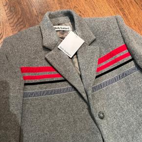 Molly Goddard Grey Wool Long Coat 8