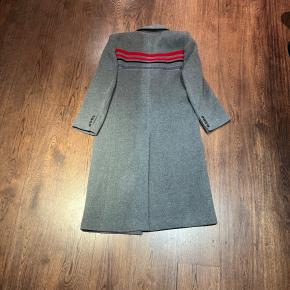 Molly Goddard Grey Wool Long Coat 3