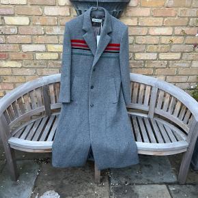 Molly Goddard Grey Wool Long Coat 2