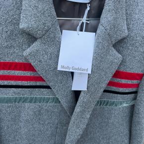 Molly Goddard Grey Wool Long Coat 7