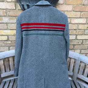 Molly Goddard Grey Wool Long Coat 5