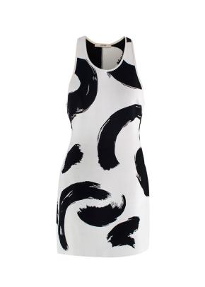 Celine Sleeveless Black & White Mini Dress 2