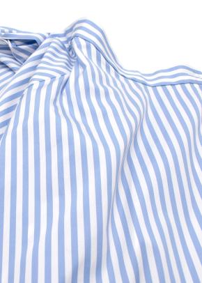 Polo Ralph Lauren Blue Stripe A-line Midi Skirt 6