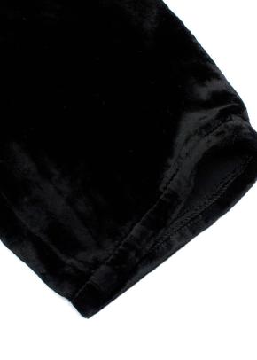 Saint Laurent Black Velvet Trousers 4
