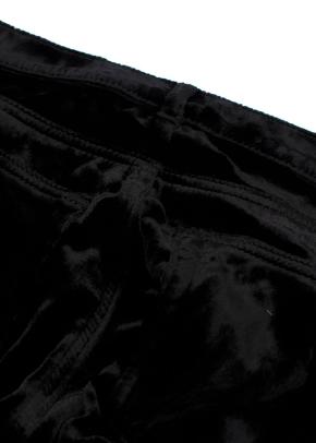 Saint Laurent Black Velvet Trousers 7