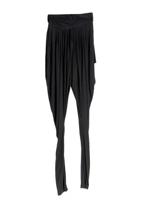 Alexander McQueen Black Silk Blend Harem Pants 3