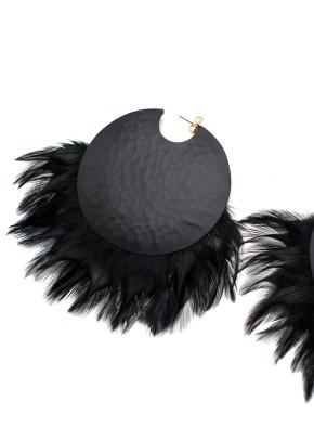 Tom Ford Statement Feather Earrings 5