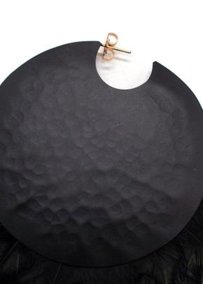 Tom Ford Statement Feather Earrings 2