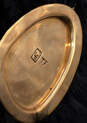 Tom Ford Statement Feather Necklace with Turquoise Stone 4