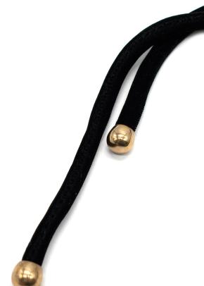 Tom Ford Statement Feather Necklace with Turquoise Stone 2