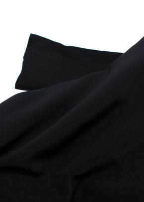 Alexander McQueen Black Dress with Silver Zips 10