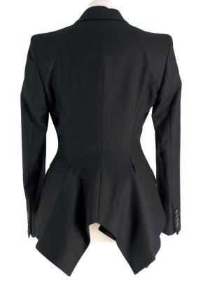 Alexander McQueen Black Blazer with Tails 5