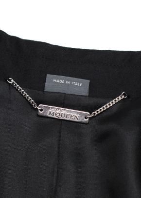 Alexander McQueen Black Blazer with Tails 4