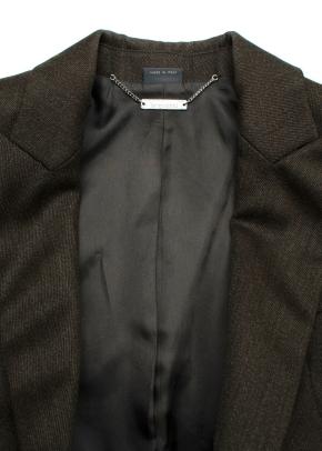 Alexander McQueen Olive Green Blazer with Tails 2