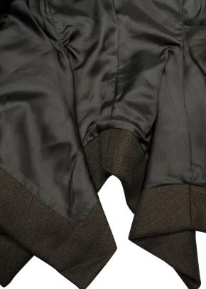 Alexander McQueen Olive Green Blazer with Tails 5