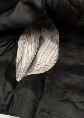 Alexander McQueen Olive Green Blazer with Tails 4