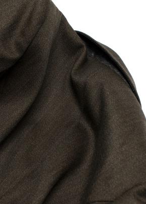 Alexander McQueen Olive Green Blazer with Tails 9