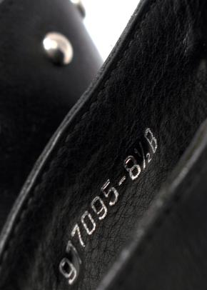 Ralph Lauren Stud Detail Black Ankle Boots 5