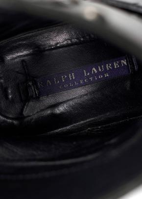 Ralph Lauren Stud Detail Black Ankle Boots 11