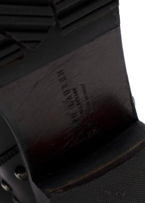 Ralph Lauren Stud Detail Black Ankle Boots 7