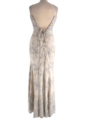 Baracci Ivory Sequin Embellished Gown 2