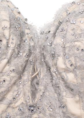 Baracci Ivory Sequin Embellished Gown 7