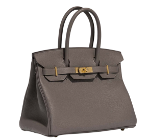 Hermès Etain Togo Leather 30cm Birkin with Gold Hardware 5