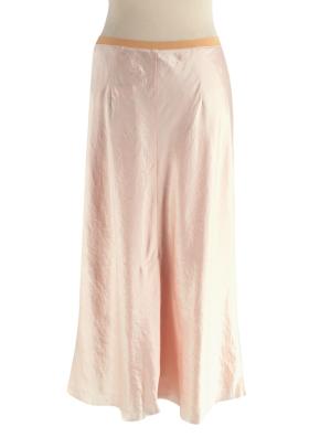 Vince Peach Satin Two Piece Skirt Set 8