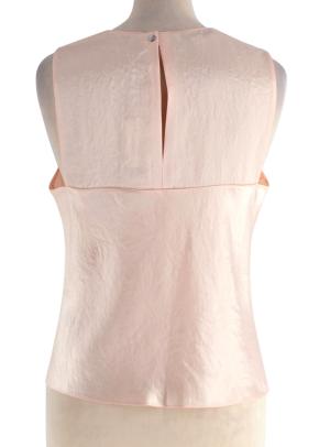 Vince Peach Satin Two Piece Skirt Set 12