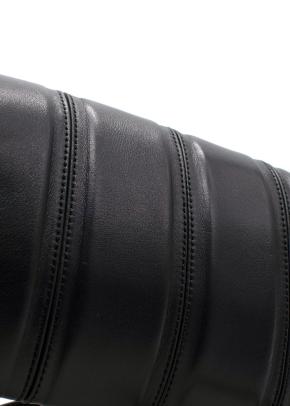 Yuzefi Black Crossbody Bag with Silver Eyelets 7
