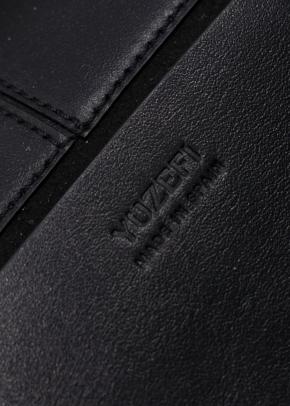 Yuzefi Black Crossbody Bag with Silver Eyelets 9