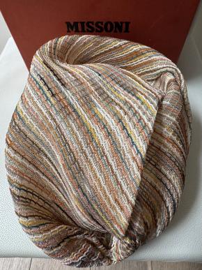 Missoni Beige Straw Turban 8