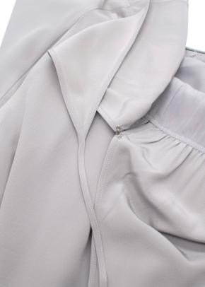 Toteme Plunge-Neck Gathered Silk Maxi Dress 7