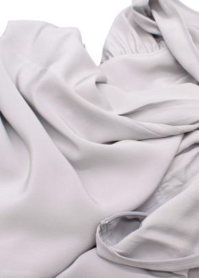 Toteme Plunge-Neck Gathered Silk Maxi Dress 12