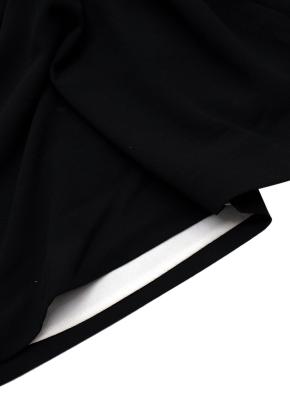 T By Alexander Wang Black Crepe Cut Out Mini Dress 8