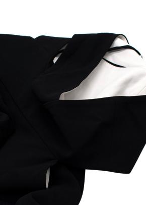 T By Alexander Wang Black Crepe Cut Out Mini Dress 5