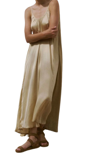 A Perfect Nomad Gold Silk Syros Dress 2