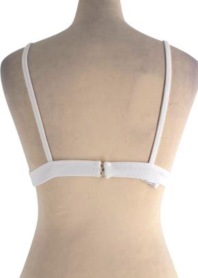 Prada White Cotton Bralette 5